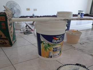 Customer-specified materials, home cleaning and painting