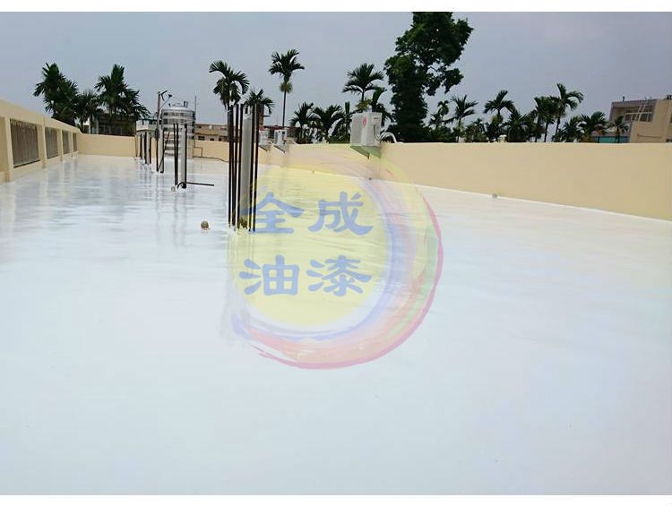 High pressure washer cleaning + PU waterproof and heat insulation application with warranty book